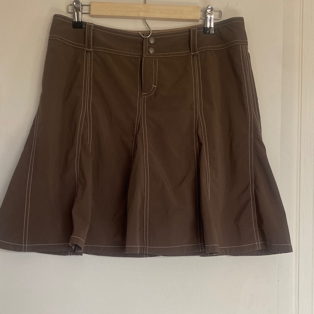 Athleta Brown A-Line Skirt